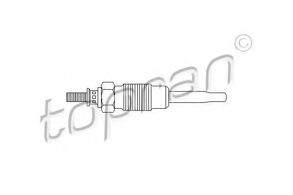 TOPRAN 700405 Свічка розжарювання