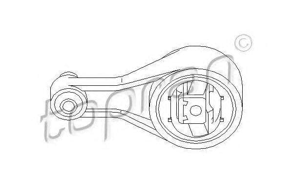 TOPRAN 700322 Підвіска, двигун