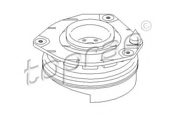 TOPRAN 700364 Опора стійки амортизатора