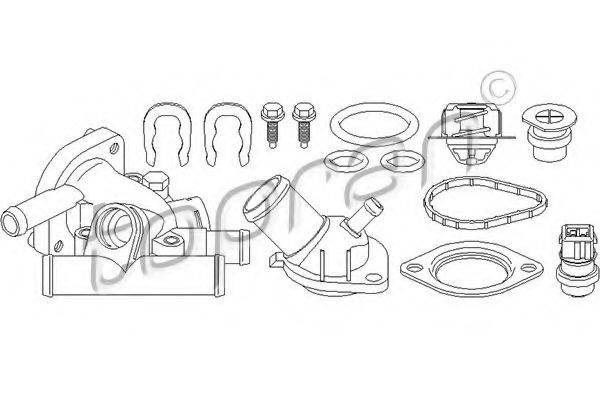 TOPRAN 700335 Корпус термостату
