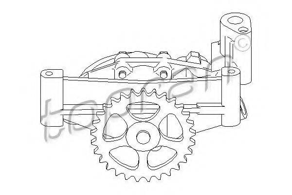 TOPRAN 721207 Масляний насос