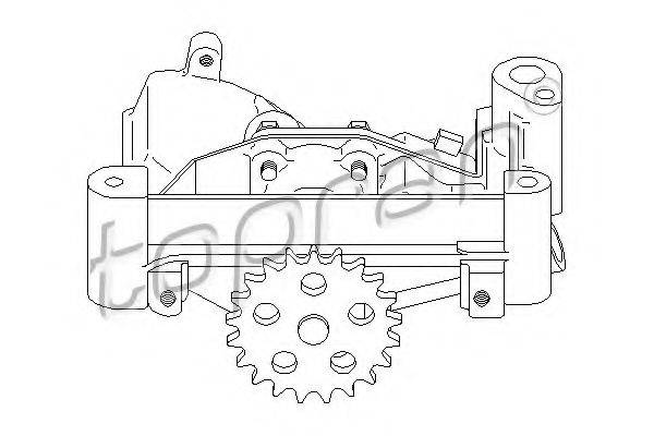 TOPRAN 721211 Масляний насос