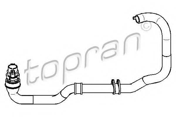 TOPRAN 722271 Шланг радіатора