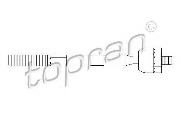 TOPRAN 720410 Осьовий шарнір, рульова тяга