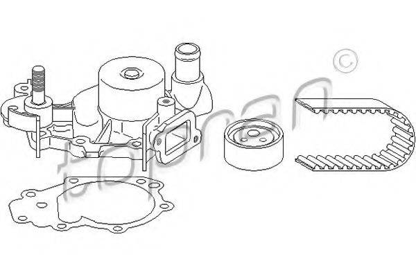 TOPRAN 700679 Водяний насос + комплект зубчастого ременя