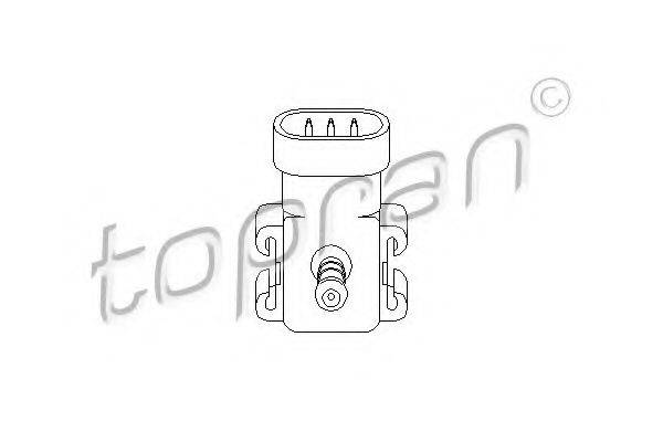 TOPRAN 207831 Датчик, тиск у впускному газопроводі