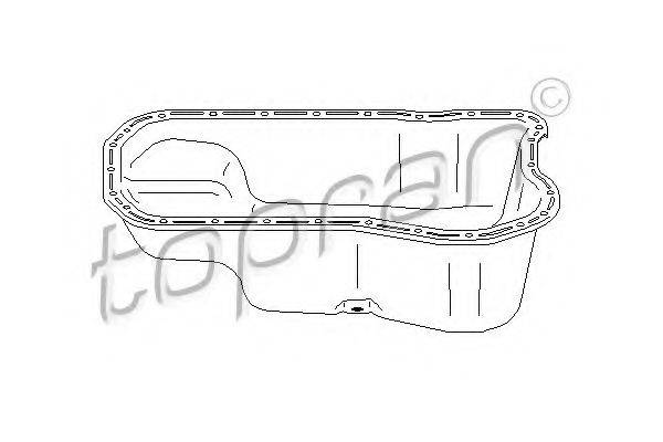 TOPRAN 113274 Масляний піддон