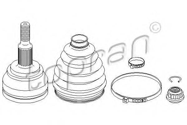TOPRAN 112997 Шарнірний комплект, приводний вал
