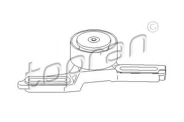 TOPRAN 722738 Натягувач ременя, клинового зубча
