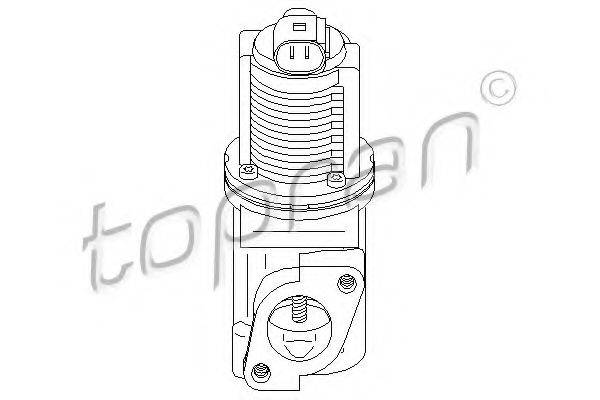 TOPRAN 207930 Клапан повернення ОГ