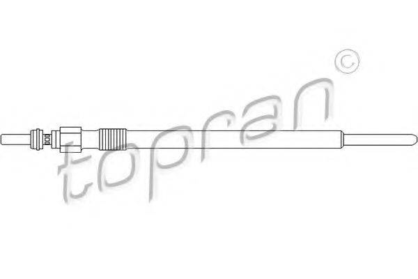 TOPRAN 407951 Свічка розжарювання