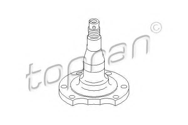TOPRAN 111407 Маточина колеса