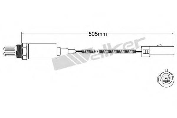 WALKER PRODUCTS 25021005 Лямбда-зонд