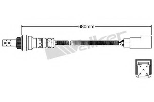 WALKER PRODUCTS 25024016 Лямбда-зонд