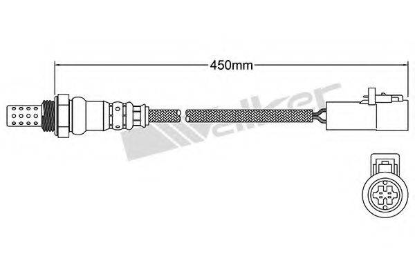 WALKER PRODUCTS 25024701 Лямбда-зонд