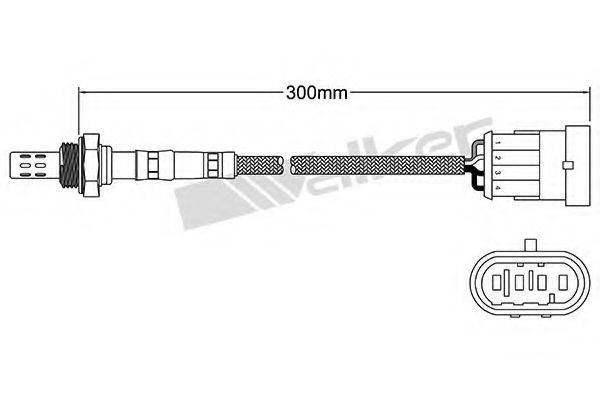 WALKER PRODUCTS 25024190 Лямбда-зонд