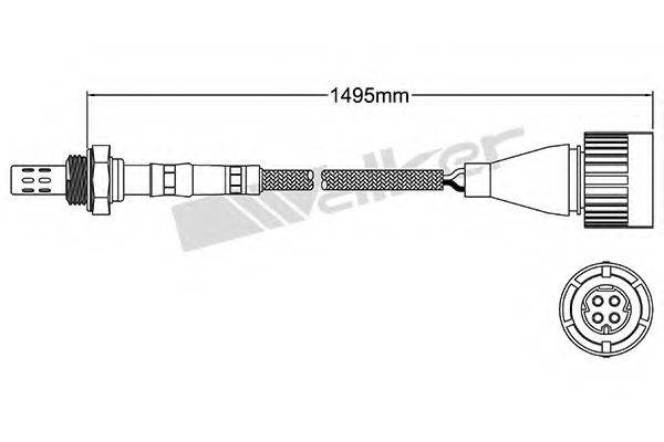 WALKER PRODUCTS 25024382 Лямбда-зонд