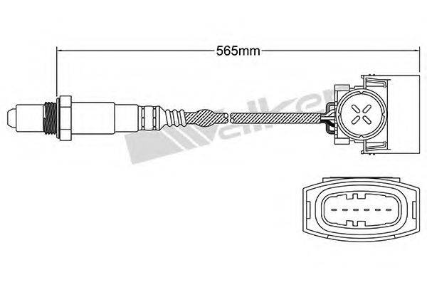 WALKER PRODUCTS 25025010 Лямбда-зонд