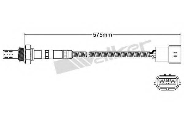 WALKER PRODUCTS 25023126 Лямбда-зонд