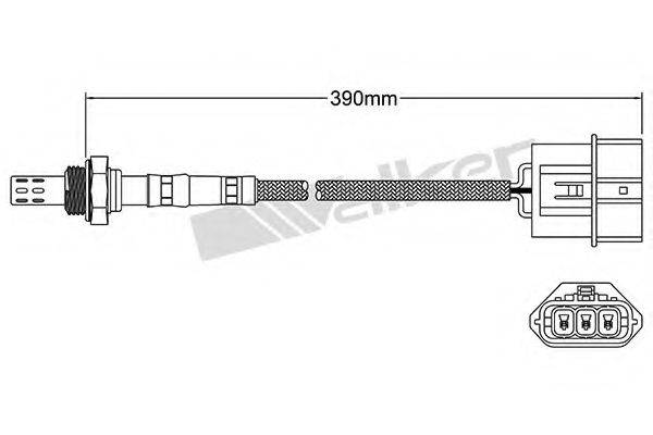 WALKER PRODUCTS 25023121 Лямбда-зонд