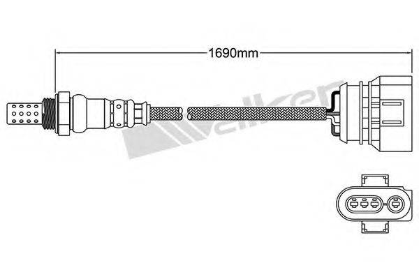 WALKER PRODUCTS 25024414 Лямбда-зонд