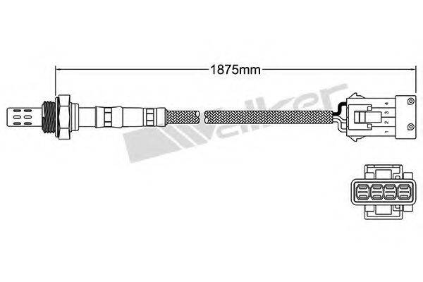 WALKER PRODUCTS 25023070 Лямбда-зонд