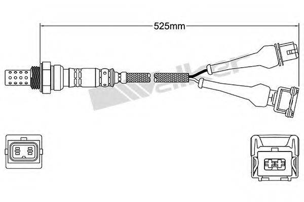 WALKER PRODUCTS 25024192 Лямбда-зонд