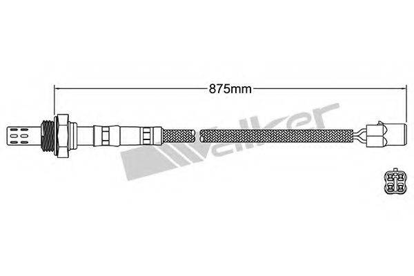 WALKER PRODUCTS 25023155 Лямбда-зонд