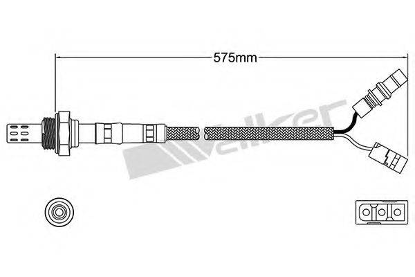 WALKER PRODUCTS 25024792 Лямбда-зонд