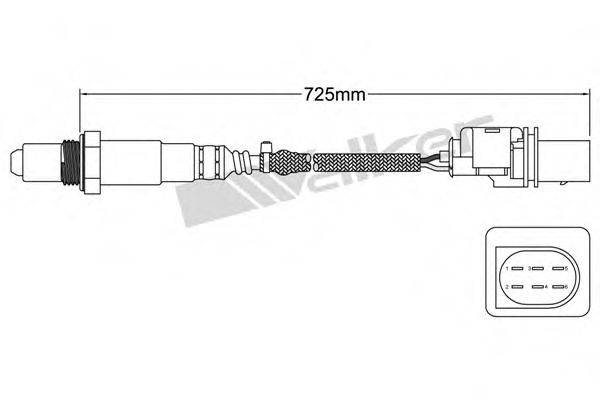 WALKER PRODUCTS 80095004 Лямбда-зонд