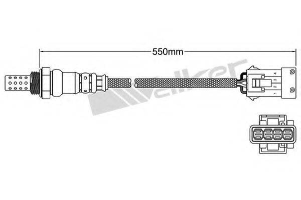 WALKER PRODUCTS 25024841 Лямбда-зонд