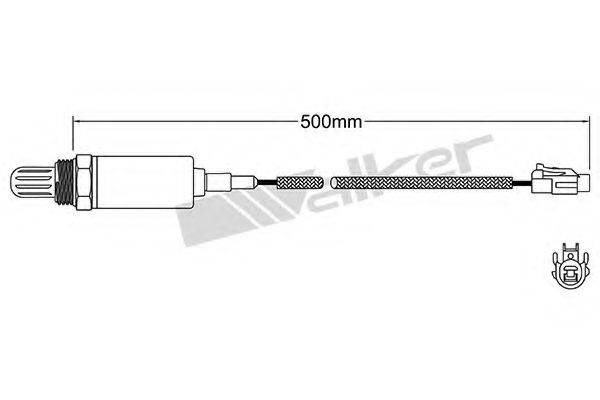 WALKER PRODUCTS 25021043 Лямбда-зонд