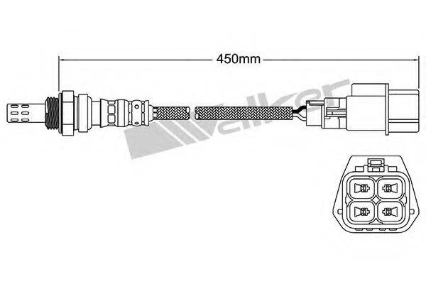 WALKER PRODUCTS 25024877 Лямбда-зонд