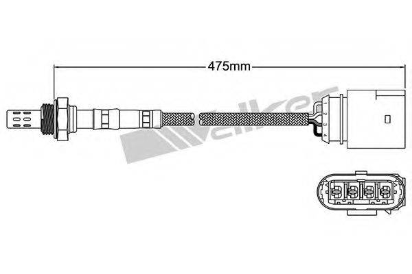 WALKER PRODUCTS 25024264 Лямбда-зонд