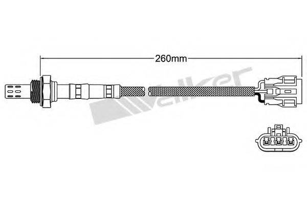 WALKER PRODUCTS 25023129 Лямбда-зонд