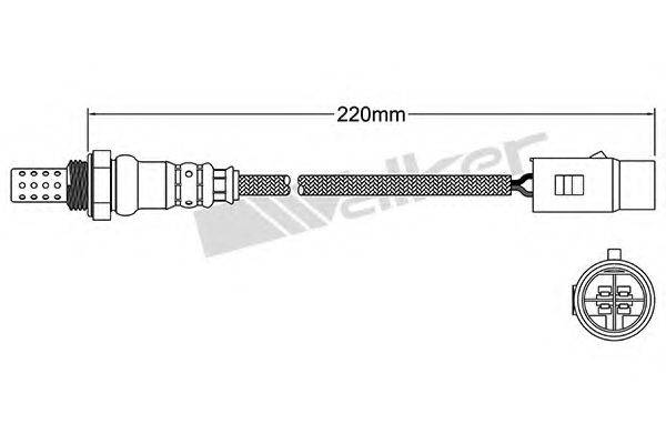 WALKER PRODUCTS 25024009 Лямбда-зонд