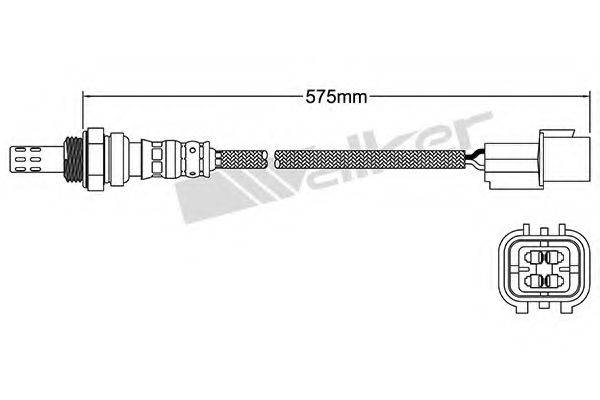 WALKER PRODUCTS 25024368 Лямбда-зонд