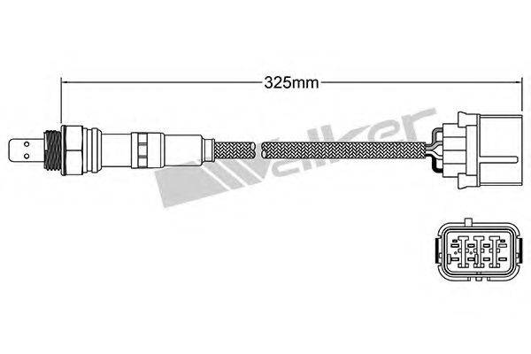 WALKER PRODUCTS 25025001 Лямбда-зонд