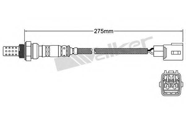 WALKER PRODUCTS 25024169 Лямбда-зонд