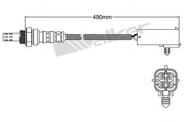 WALKER PRODUCTS 25024002 Лямбда-зонд