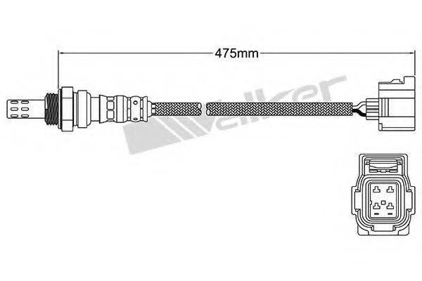 WALKER PRODUCTS 25024460 Лямбда-зонд