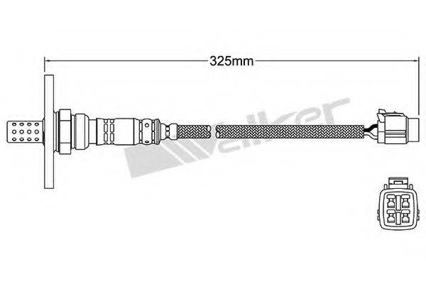 WALKER PRODUCTS 25024158 Лямбда-зонд