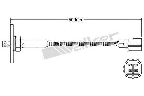 WALKER PRODUCTS 25024501 Лямбда-зонд