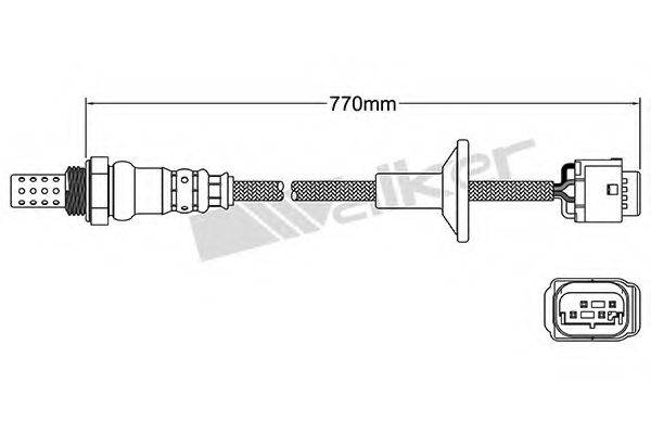 WALKER PRODUCTS 25024566 Лямбда-зонд