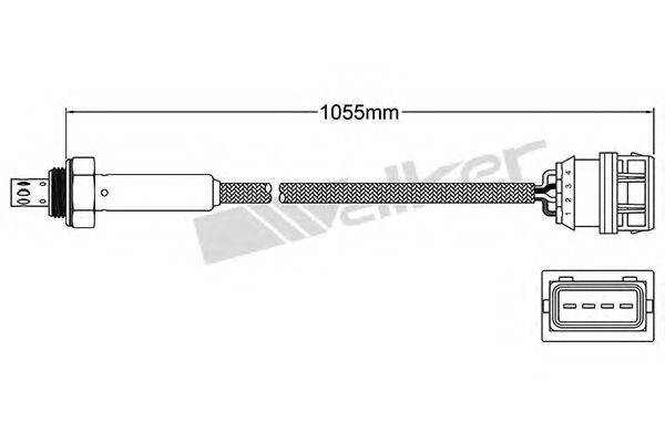 WALKER PRODUCTS 25024543 Лямбда-зонд