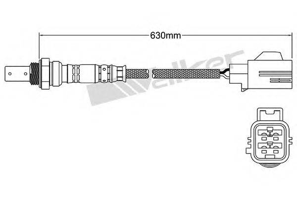 WALKER PRODUCTS 25054009 Лямбда-зонд