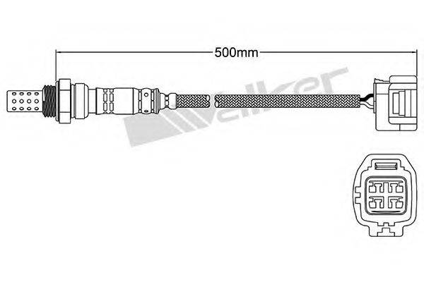 WALKER PRODUCTS 25024730 Лямбда-зонд