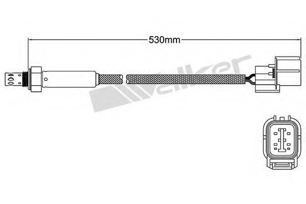 WALKER PRODUCTS 25024512 Лямбда-зонд