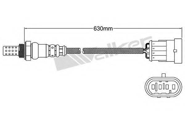 WALKER PRODUCTS 25024695 Лямбда-зонд