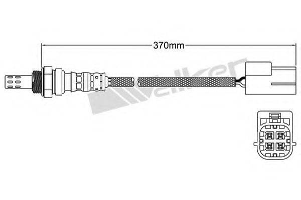 WALKER PRODUCTS 25024452 Лямбда-зонд